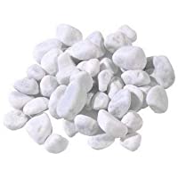 Los mejores  - Saco de 25 kg de piedras de mármol blanco de Carrara- perfectas para decoración de jardines. Varias medidas disponibles